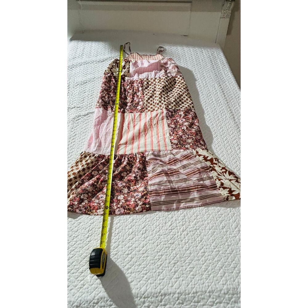 Adorable Universal Thread- Boho/ Cottagecore with Patchwork Design Maxi Dress/ M - Picture 4 of 8